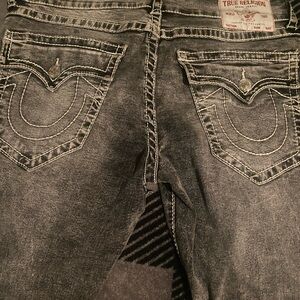 True Religion Men's Black Jeans